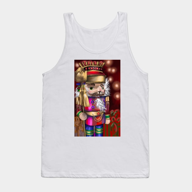 Nutcracker Painting Tank Top by missdebi27